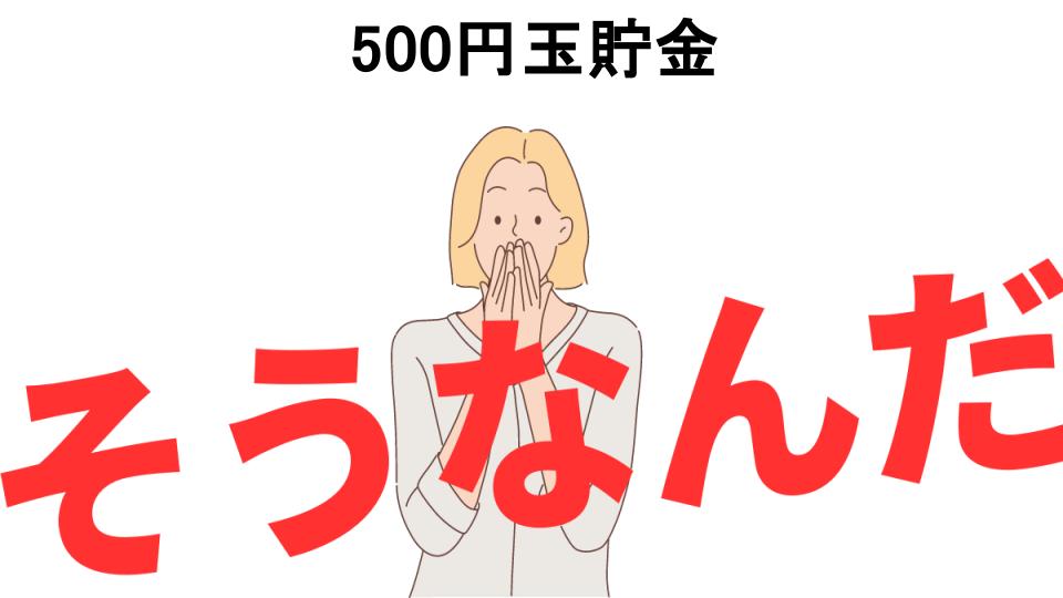 意味ないと思う人におすすめ！500円玉貯金の代わり